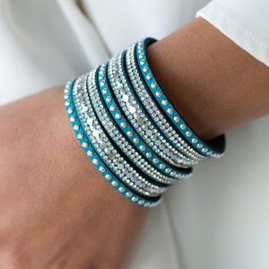 All Hustle and Hairspray - blue